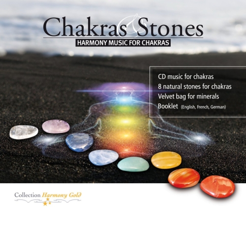 Chakras & Stones : Coffret 1CD + 8 pierres + bourse + 3 livrets
